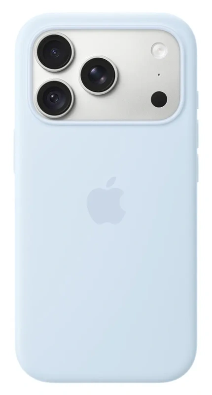 Apple iPhone 18 Pro Max silikoninis dėklas su MagSafe, crisp blue, 2 nuotrauka